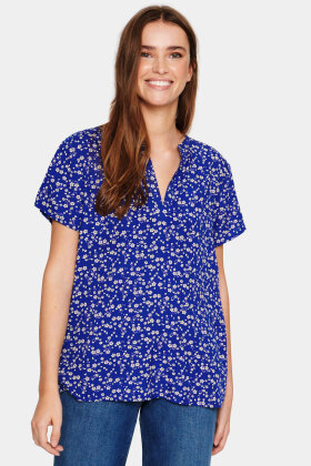 SAINT TROPEZ - TateSZ Blouse - Løs Bluse - Surf Blue