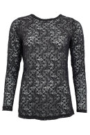 Costamani - Maggie Shirt Black - Langærmet Blonde Bluse