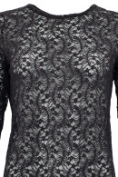Costamani - Maggie Shirt Black - Langærmet Blonde Bluse
