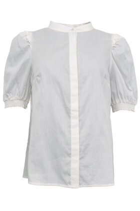 Costamani - Beate Shirt White - Kortærmet Sød Skjorte