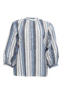 Costamani - Hay Blouse Denim Blue - Sød Skjorte Bluse