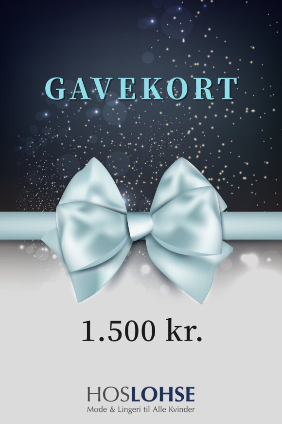 Gavekort på 1500,- kroner