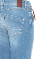 Pulz - PzKAROLINA High Waist  Straight Leg - Light Blue Denim