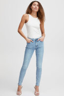 Pulz - PzJOY High Waist Skinny Leg Jeans - Light Blue