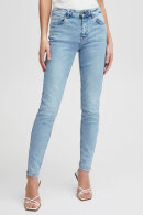 Pulz - PzJOY High Waist Skinny Leg Jeans - Light Blue