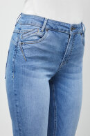 Pulz - PzCarmen High Waist Skinny Leg Jeans - Light Blue Denim