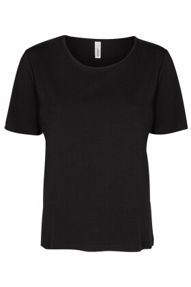 SoyaConcept - SC-Pylle 1 Black - Basis T-shirt