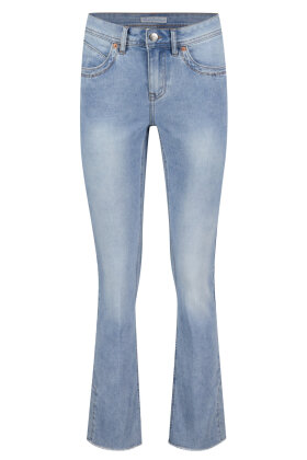 Red Button - Babette Light Stone Used Flared Jeans - Normal Talje - Vide Ben