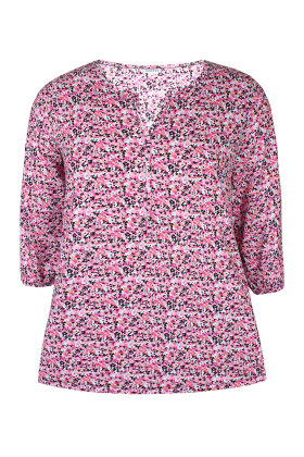Zhenzi - Syvla 707 Pink Yarrow - Print Bluse