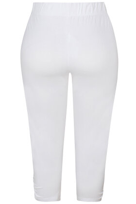 Zhenzi - Kant 017 White - Basis Bomuld Leggings