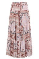 Costamani - Marie Skirt - Chiffon Nederdel - Dusty Multi