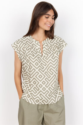 Soyaconcept - SC-Kirsty 1 Dusky - Grafisk Oversize Bluse