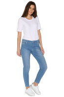 C Ro - Magic Fit Light Jeans - 7/8 Del - Light Blue Denim