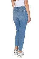C Ro - Magic Fit Light Jeans - 7/8 Del - Light Blue Denim