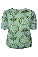 Zhenzi - Liliana 326 - Chiffon Print Bluse - Green