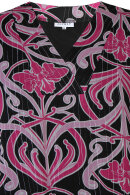 Zhenzi - Liliana 326 - Chiffon Print Bluse - Bergonia Pink
