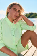 Kaffe Curve - KCjean Shirt - Frisk Sommer Skjorte - Paradise Green