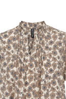 Prepair - Korfu Blouse - Løs Print Bluse - Beige