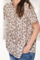 Prepair - Korfu Blouse - Løs Print Bluse - Beige