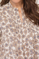 Prepair - Korfu Blouse - Løs Print Bluse - Beige