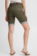 Pulz - PzRosita Shorts - Mid Waist - Stræk - Army Kalamata
