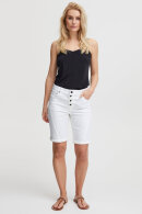 Pulz - PzRosita Shorts - Mid Waist - Stræk - Blanc Off White