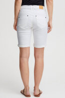 Pulz - PzRosita Shorts - Mid Waist - Stræk - Blanc Off White