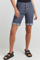 Pulz - PzRosita Shorts - Mid Waist - Stræk - Denim