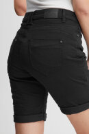 Pulz - PzRosita Shorts - Mid Waist - Stræk - Sort