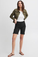 Pulz - PzRosita Shorts - Mid Waist - Stræk - Sort