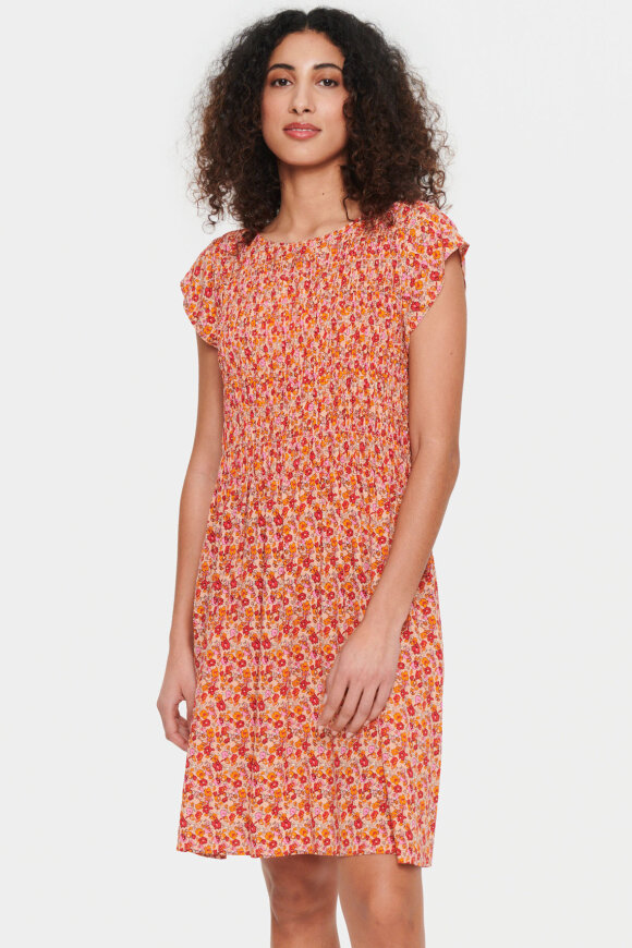 Saint Tropez - GislaSZ Dress - Sommerkjole - Peach Bloom