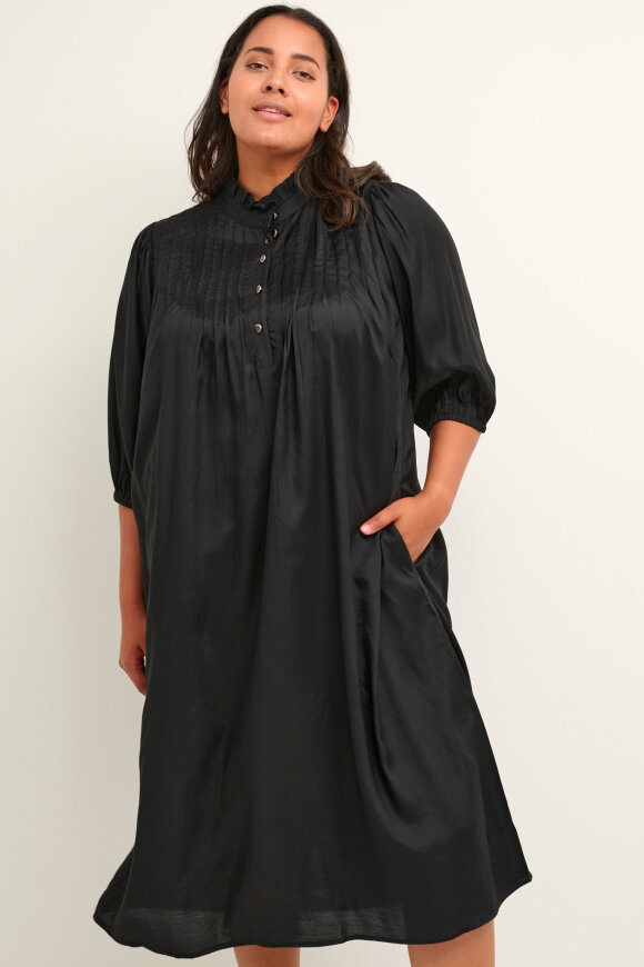Kaffe Curve - KCemina Dress - Elegant Kjole - Sort Kaffe Curve - KCemina Dress - Elegant Kjole - Sort