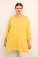 Kaffe Curve - KCAmi Tunic - Crepe EcoVero Tunika - Ochre Gul