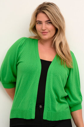 Kaffe Curve - KCdalina Knit Cardigan - Poisen Green