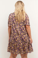 Kaffe Curve - KCrikke Dress - Chiffon Print Kjole - Flower