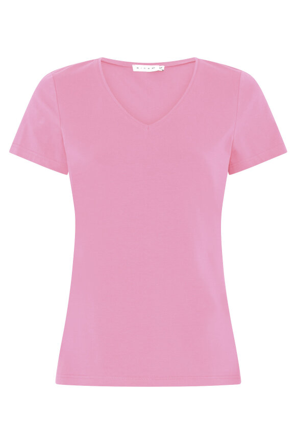 Micha - T-shirt - Medium Tight - V-hals - Flam. Pink