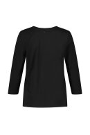 Gerry Weber - T-shirt - Fedt Multiprint - Sort