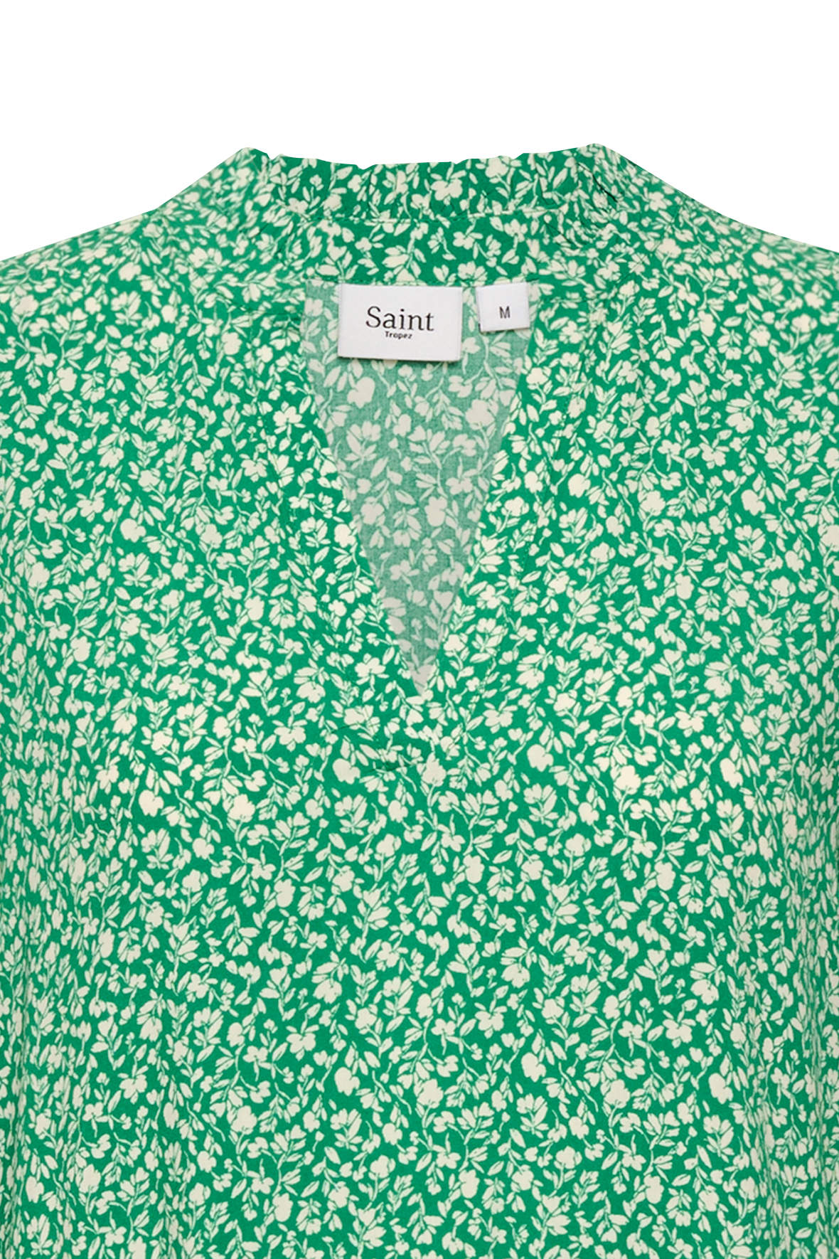 Viele neue Artikel verfügbar Saint Tropez Dress Hos snit Lohse smuk & - flagrende -løst grøn - sommerkjole