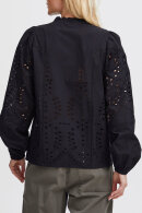 Pulz - PZMacia Blouse - Broderie Anglaise Skjorte - Off White