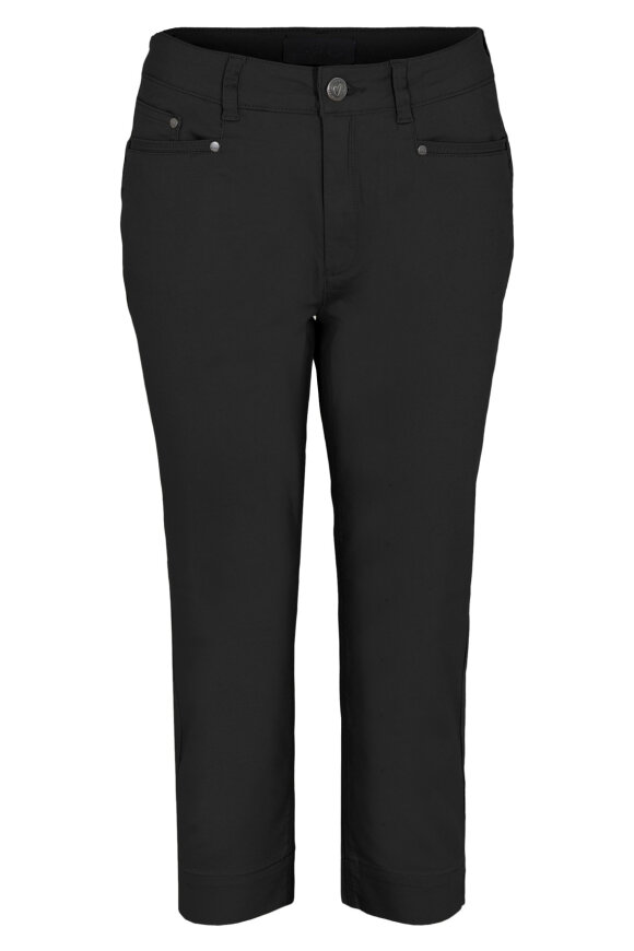 C Ro - Vera Capri Jeans - Stumpebukser - Black