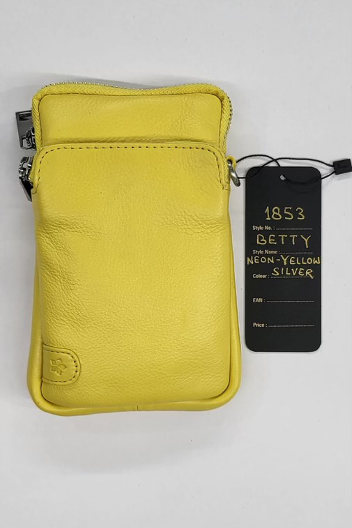 Tim & Simonsen Betty Phone Hanger mobil taske med lommer - gul - Hos Lohse