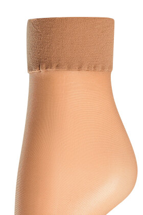 Decoy - Silklook Ankelstrømper 2-Pak - 20 Denier - Caramel