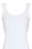 Tim & Simonsen - Frida Rib Top Plus - Hvid Bianco