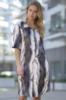 Prepair - Silje Dress - Print Kjole - Beige Army