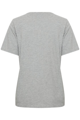 Pulz - PZMaddie - Casual T-shirt - Medium Grey Melange