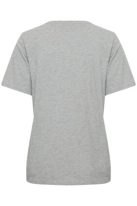 Pulz - PZMaddie - Casual T-shirt - Medium Grey Melange