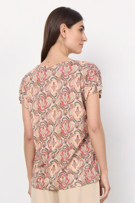 Soyaconcept - SC-Felicity - Paisley Print T-shirt - Berry