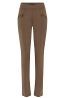 Micha - Jersey Bukser Super Stræk - Slim Fit - Brun