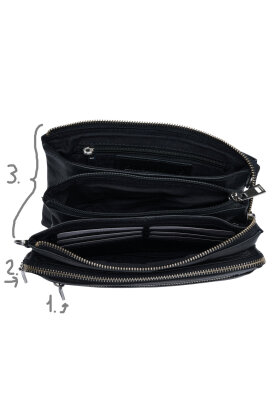 Tim & Simonsen - Betty Clutch - Black & Silver