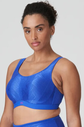 Primadonna - Sports Bh -The Game - Bøjle & Racer - Electric Blue
